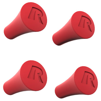 RAP-UN-CAP-4-RED:RAP-UN-CAP-4-RED_1:RAM X-Grip Red Rubber Cap 4-Pack