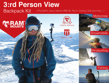 - Third Person View Backpack - Action Camera Kit
