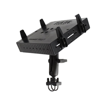 RAM-101-DAN1U:RAM-101-DAN1U_1:RAM Tough-Tray™ Double Ball Mount with Double U-Bolt Rail Base