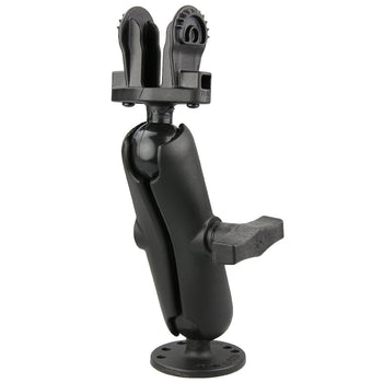 RAM-101-LO12:RAM-101-LO12_5:RAM Double Ball Mount for Lowrance Hook² & Reveal 5 Series