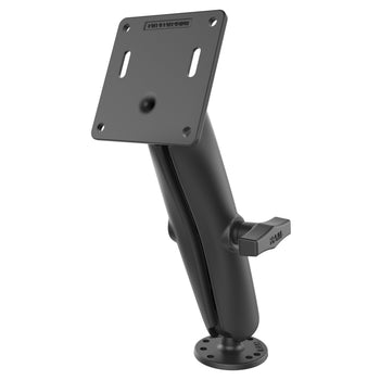 RAM-101U-D-2461:RAM-101U-D-2461_1:RAM Double Ball Mount with 75x75mm VESA Plate - C Size Long