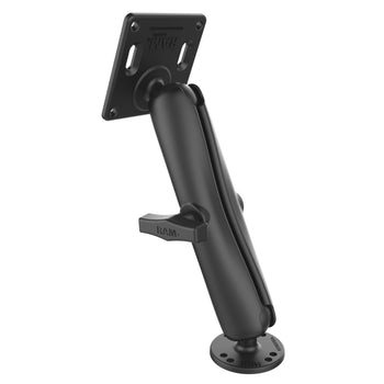 RAM-101U-D-2461:RAM-101U-D-2461_2:RAM Double Ball Mount with 75x75mm VESA Plate - C Size Long