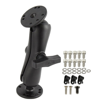 RAM-101-UNF1:RAM-101-UNF1_1:RAM Double Ball Mount with Unified Barcode Hardware