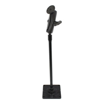 RAM-101U-VE3:RAM-101U-VE3_1:RAM Pedestal Single Ball Mount with 18" Pipe and Round Plate