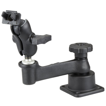 RAM-109H-2B-B-LO11:RAM-109H-2B-B-LO11_2:RAM Horizontal Swing Arm Mount for Lowrance Elite-5 Series