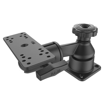RAM-109HSB:RAM-109HSB_3:RAM Horizontal 6" Swing Arm Mount with Ball & Socket Rectangular Plate