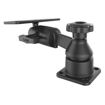 RAM-109HSB:RAM-109HSB_4:RAM Horizontal 6" Swing Arm Mount with Ball & Socket Rectangular Plate