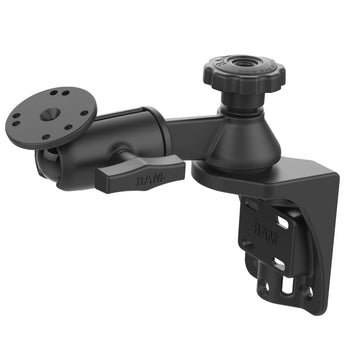 RAM-109V-3U:RAM-109V-3U_1:RAM Vertical 6" Swing Arm Mount with Marine Electronics Ball Adapter