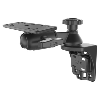RAM-109VSB:RAM-109VSB_2:RAM Vertical 6" Swing Arm Mount with Round Ball Adapter