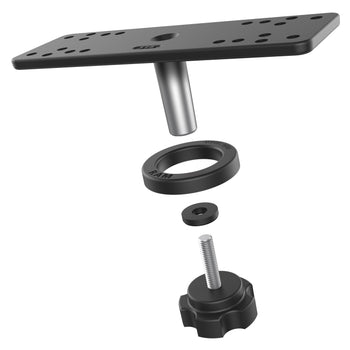 RAM-111BTU:RAM-111BTU_2:RAM Rectangular Plate Adapter for Swing Arm Mounts