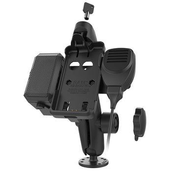RAM-138-S-SNM2PL-V7B1U:RAM-138-S-SNM2PL-V7B1U_2:RAM Double Ball Mount for Sonim XP8 with Speaker & Hardwire Bundle
