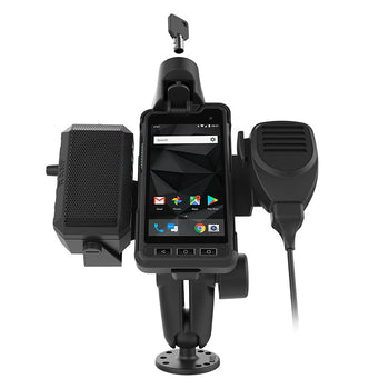 RAM-138-S-SNM2PL-V7B1U:RAM-138-S-SNM2PL-V7B1U_3:RAM Double Ball Mount for Sonim XP8 with Speaker & Hardwire Bundle