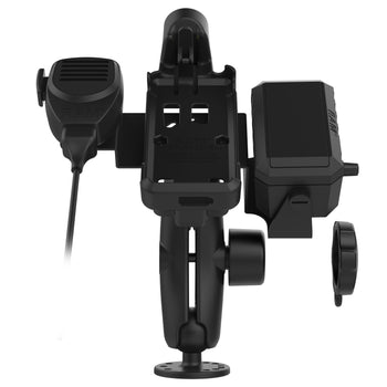 RAM-138-S-SNM3PL-V7B1U:RAM-138-S-SNM3PL-V7B1U_4:RAM Double Ball Mount for Sonim XP5plus with Speaker & Hardwire Bundle