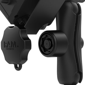 RAM-138-S-SNM4PL-V7B1U:RAM-138-S-SNM4PL-V7B1U_3:RAM Double Ball Mount for Sonim XP10 with Speaker & Hardwire Bundle