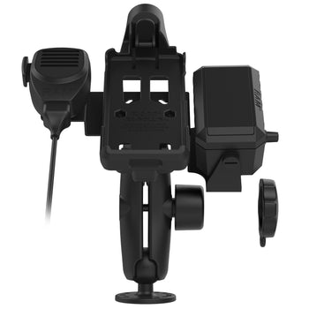 RAM-138-S-SNM4PL-V7B1U:RAM-138-S-SNM4PL-V7B1U_4:RAM Double Ball Mount for Sonim XP10 with Speaker & Hardwire Bundle