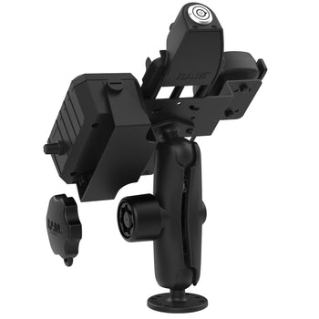 RAM-138-S-SNM4PL-V7B1U:RAM-138-S-SNM4PL-V7B1U_6:RAM Double Ball Mount for Sonim XP10 with Speaker & Hardwire Bundle