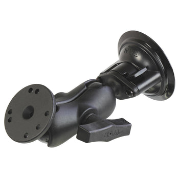 RAM-166-B-202U:RAM-166-B-202U_1:RAM Twist-Lock™ Suction Cup Mount with Round Plate Adapter - Short