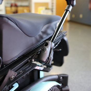RAM-200-9-BC-201:RAM-200-9-BC-201_3:RAM Pipe & Socket 19" Extension Arm for Wheelchairs