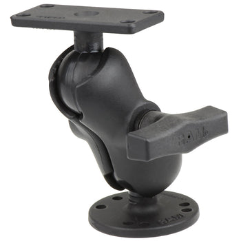 RAM-202-153-B-202U:RAM-202-153-B-202U_2:RAM Drill-Down Double Ball Mount for Humminbird Helix 5 - Short