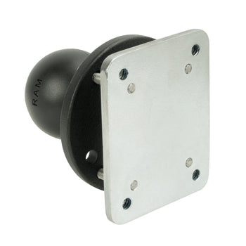 RAM-202-225-2U:RAM-202-225-2U_2:RAM Drill-Down Dashboard Ball Base with Backing Plate - C Size