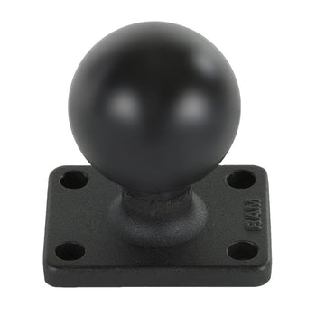 RAM-202U-152:RAM-202U-152_1:RAM Ball Base with 1" x 1.5" 4-Hole Pattern - C Size