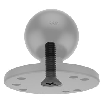 RAM-202U-IN1:RAM-202U-IN1_2:RAM Round Plate with Ball & Steel Reinforced Bolt