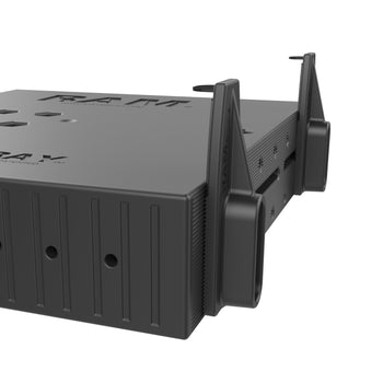 RAM-234-3FL:RAM-234-3FL_2:RAM Tough-Tray™ Spring Loaded Laptop Holder with Flat Retaining Arms
