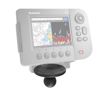 RAM-240U-RM1:RAM-240U-RM1_1:RAM Large Round Plate with Ball for Raymarine A50, A50D, A57D & A70