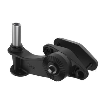 RAM-247U-4P1:RAM-247U-4P1_1:RAM 4" Square Post Clamp Ratchet Base with 1/2" NPT Post