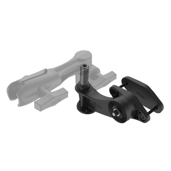 RAM-247U-4P1:RAM-247U-4P1_2:RAM 4" Square Post Clamp Ratchet Base with 1/2" NPT Post