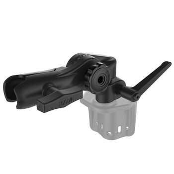 RAM-261-ADJU:RAM-261-ADJU_2:RAM Ratchet & Swing Arm with 1/2" NPT Hole and Single Socket Arm