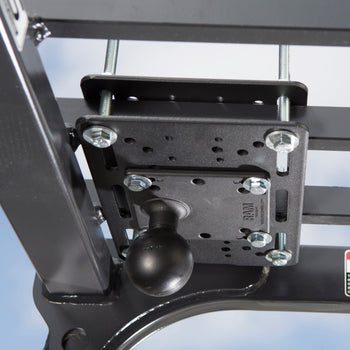 RAM-335-D-246:RAM-335-D-246_2:RAM Lift Truck Overhead Guard Base with Ball - D Size