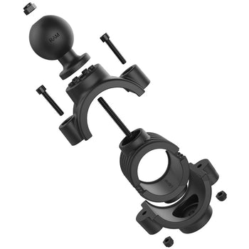 RAM-351-415-15-2U:RAM-351-415-15-2U_2:RAM Torque™ 1 ½" - 2" Diameter Rail Base - C Size Aluminum Ball