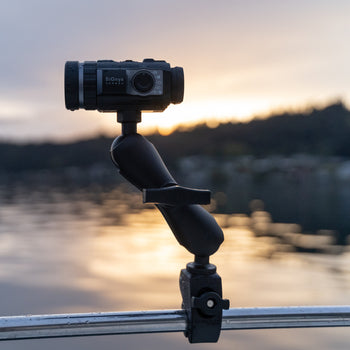 RAM-400-379-252025U:RAM-400-379-252025U_4:RAM Tough-Ball™ Camera Mount with RAM Tough-Claw™ Small Clamp Base