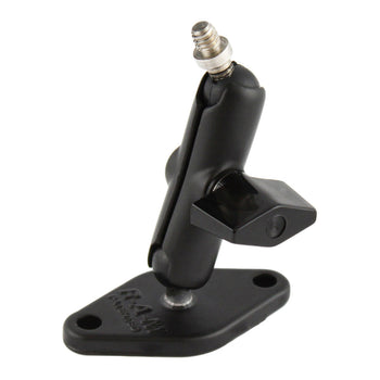 RAM-A-101AU:RAM-A-101AU_1:RAM Double Ball Mount with Diamond Plate and 1/4"-20 Stud
