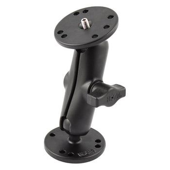 RAM-B-101AU:RAM-B-101AU_1:RAM Double Ball Mount with 1/4"-20 Male Thread - B Size Medium