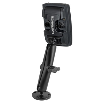 RAM-B-101-C-LO11:RAM-B-101-C-LO11_2:RAM Double Ball Mount for Lowrance Elite-4 & Mark-4