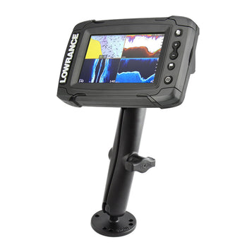RAM-B-101-C-LO11:RAM-B-101-C-LO11_3:RAM Double Ball Mount for Lowrance Elite-4 & Mark-4