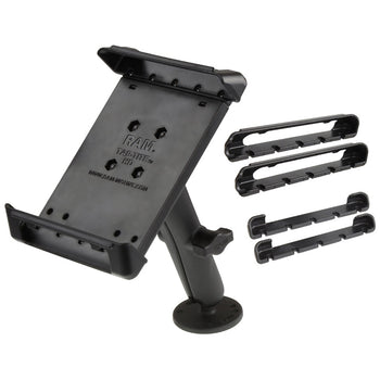 RAM-B-101-C-TAB-SMU:RAM-B-101-C-TAB-SMU_1:RAM Tab-Tite™ Drill-Down Double Ball Mount for Small Tablets