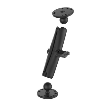 RAM-B-101U-C:RAM-B-101U-C_2:RAM Universal Double Ball Mount with Two Round Plates - B Size Long