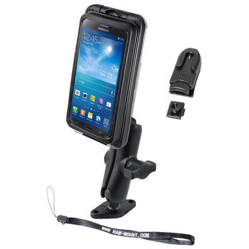 RAM-B-102-AQ7-2CU:RAM-B-102-AQ7-2CU_1:RAM Aqua Box Pro 20 with Double Ball Diamond Plate Mount