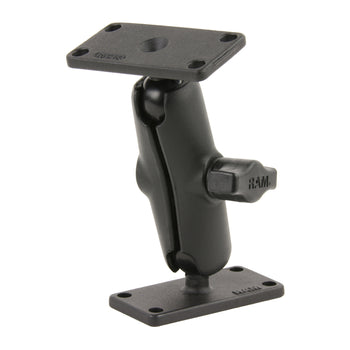 RAM-B-102U-153:RAM-B-102U-153_1:RAM Double Ball Mount with Two 1.5" x 3" Plates