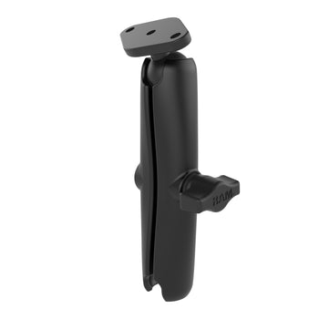 RAM-B-103-C-238U:RAM-B-103-C-238U_1:RAM Double Socket Arm with Diamond Plate - B Size Long