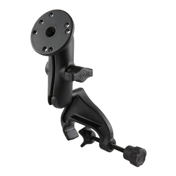 RAM-B-121-202U:RAM-B-121-202U_1:RAM Double Ball Yoke Clamp Mount with Round Plate - Medium