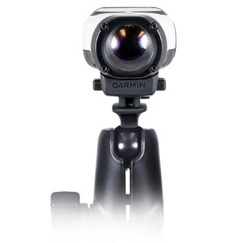 RAM-B-121-GA63U:RAM-B-121-GA63U_2:RAM Double Ball Yoke Clamp Mount with Garmin VIRB™ Camera Adapter