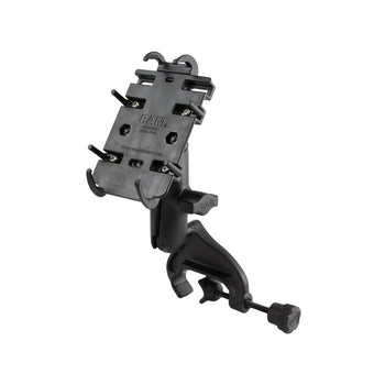 RAM-B-121-PD3:RAM-B-121-PD3_1:RAM Quick-Grip™ Phone Mount with Yoke Clamp Base
