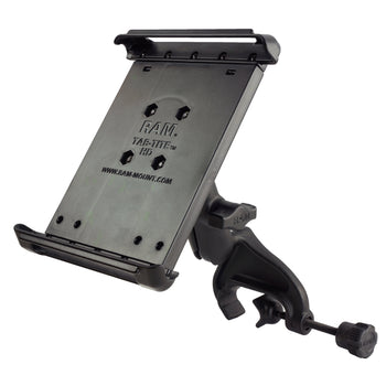 RAM-B-121-TAB2U:RAM-B-121-TAB2U_1:RAM Tab-Tite™ Yoke Clamp Mount for iPad mini Series + More