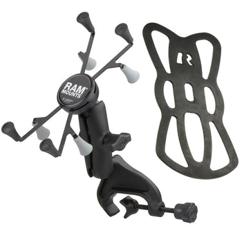 RAM-B-121-UN8U:RAM-B-121-UN8U_2:RAM X-Grip Mount with Yoke Clamp Base for 7"-8" Tablets