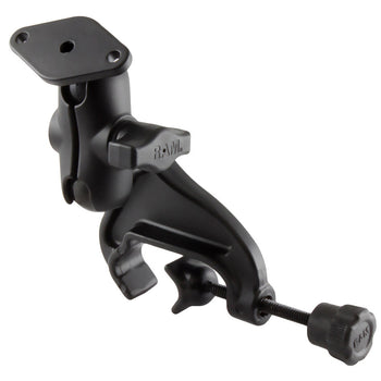 RAM-B-121U-A-238:RAM-B-121U-A-238_1:RAM Double Ball Yoke Clamp Mount with Diamond Plate - Short