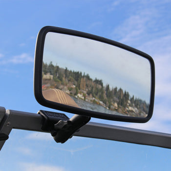 RAM-B-126:RAM-B-126_3:RAM Glare Shield Clamp Mount with Rear View Mirror